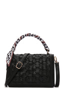 Women's Black Long Strap Crossbody Bag | Derimod Women's Black Long Strap Crossbody Bag | Derimod