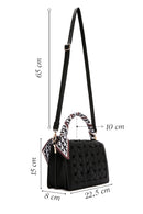 Women's Black Long Strap Crossbody Bag | Derimod Women's Black Long Strap Crossbody Bag | Derimod