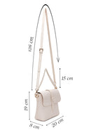 Women's Beige Long Strap Crossbody Bag | Derimod Women's Beige Long Strap Crossbody Bag | Derimod
