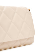 Women's Cream Quilted Shoulder Bag | Derimod Women's Cream Quilted Shoulder Bag | Derimod