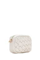 Women's Cream Long Chain Strap Knitted Crossbody Bag | Derimod Women's Cream Long Chain Strap Knitted Crossbody Bag | Derimod