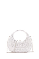 Women's White Stone Box Handbag | Derimod Women's White Stone Box Handbag | Derimod