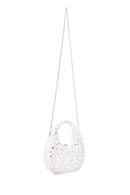 Women's White Stone Box Handbag | Derimod Women's White Stone Box Handbag | Derimod