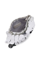 Women's Silver Long Chain Strap Sequin Cross Bag | Derimod Women's Silver Long Chain Strap Sequin Cross Bag | Derimod
