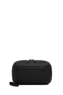 D-Pack Men's Black Fabric Handbag | Derimod D-Pack Men's Black Fabric Handbag | Derimod
