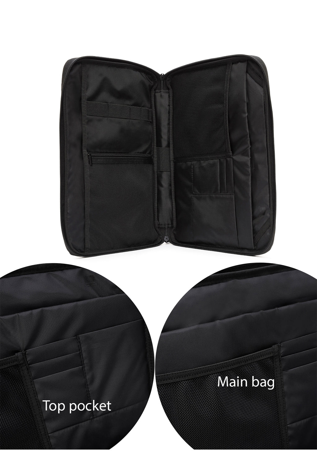 D-Pack Erkek Siyah Kumaş Laptop Çantası