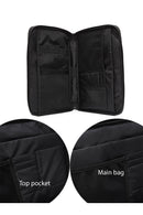 D-Pack Men's Black Fabric Laptop Bag | Derimod D-Pack Men's Black Fabric Laptop Bag | Derimod