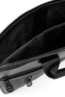 Men's Black Long Strap Briefcase | Derimod Men's Black Long Strap Briefcase | Derimod