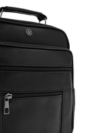 Men's Black Long Strap Leather Handbag | Derimod Men's Black Long Strap Leather Handbag | Derimod