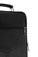 Men's Black Long Strap Leather Handbag | Derimod Men's Black Long Strap Leather Handbag | Derimod