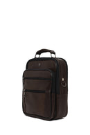 Men's Brown Long Strap Leather Handbag | Derimod Men's Brown Long Strap Leather Handbag | Derimod