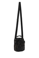 Men's Black Long Strap Leather Handbag | Derimod Men's Black Long Strap Leather Handbag | Derimod