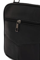 Men's Black Long Strap Leather Handbag | Derimod Men's Black Long Strap Leather Handbag | Derimod