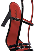 Women's Black Ankle Strap Open Back Heeled Patent Leather Shoes | Derimod Women's Black Ankle Strap Open Back Heeled Patent Leather Shoes | Derimod