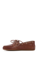 Women's Tan Leather Masculine Loafer | Derimod Women's Tan Leather Masculine Loafer | Derimod