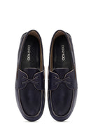 Kadın Lacivert Deri Maskülen Loafer | Derimod Kadın Lacivert Deri Maskülen Loafer | Derimod