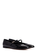 Women's Black Patent Leather Ballerina Flats with Strap
| Derimod
Women's Black Patent Leather Ballerina Flats with Strap
| Derimod