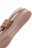 Kadın Vizon Deri Comfort Sandalet | Derimod Kadın Vizon Deri Comfort Sandalet | Derimod