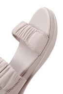 Women's Mink Leather Comfort Sandals | Derimod Women's Mink Leather Comfort Sandals | Derimod