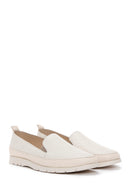 Kadın Krem Deri Comfort Loafer | Derimod Kadın Krem Deri Comfort Loafer | Derimod