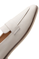 Women's Beige Leather Masculine Loafer | Derimod Women's Beige Leather Masculine Loafer | Derimod