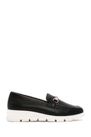 Kadın Siyah Deri Comfort Loafer | Derimod Kadın Siyah Deri Comfort Loafer | Derimod