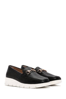Kadın Siyah Deri Comfort Loafer | Derimod Kadın Siyah Deri Comfort Loafer | Derimod