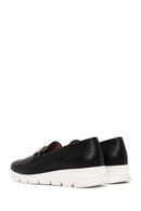 Kadın Siyah Deri Comfort Loafer | Derimod Kadın Siyah Deri Comfort Loafer | Derimod