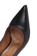 Kadın Siyah İnce Topuklu Deri Stiletto | Derimod Kadın Siyah İnce Topuklu Deri Stiletto | Derimod
