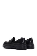 Kadın Siyah Deri Maskülen Loafer | Derimod Kadın Siyah Deri Maskülen Loafer | Derimod
