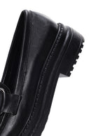 Kadın Siyah Deri Maskülen Loafer | Derimod Kadın Siyah Deri Maskülen Loafer | Derimod