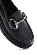Kadın Siyah Deri Maskülen Loafer | Derimod Kadın Siyah Deri Maskülen Loafer | Derimod