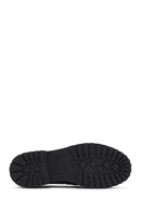 Women's Black Thick Soled Leather Masculine Loafer | Derimod Women's Black Thick Soled Leather Masculine Loafer | Derimod