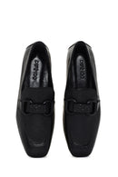 Kadın Siyah Deri Maskülen Loafer | Derimod Kadın Siyah Deri Maskülen Loafer | Derimod