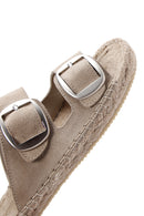 Women's Grey Double Buckle Suede Leather Espadrille
| Derimod
Women's Grey Double Buckle Suede Leather Espadrille
| Derimod