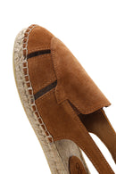 Kadın Taba Süet Deri Espadril | Derimod Kadın Taba Süet Deri Espadril | Derimod