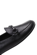 Kadın Siyah Deri Maskülen Loafer | Derimod Kadın Siyah Deri Maskülen Loafer | Derimod