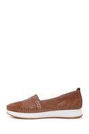 Kadın Taba Kalın Tabanlı Deri Comfort Loafer | Derimod Kadın Taba Kalın Tabanlı Deri Comfort Loafer | Derimod