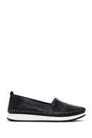 Kadın Siyah Deri Comfort Loafer | Derimod Kadın Siyah Deri Comfort Loafer | Derimod