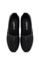 Kadın Siyah Deri Comfort Loafer | Derimod Kadın Siyah Deri Comfort Loafer | Derimod