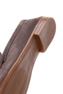 Women's Mink Suede Leather Masculine Loafer | Derimod Women's Mink Suede Leather Masculine Loafer | Derimod
