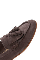 Women's Mink Suede Leather Masculine Loafer | Derimod Women's Mink Suede Leather Masculine Loafer | Derimod