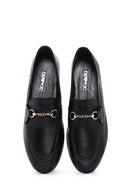 Women's Black Leather Masculine Loafer | Derimod Women's Black Leather Masculine Loafer | Derimod