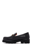 Derimod Flex Kadın Siyah Deri Loafer | Derimod Derimod Flex Kadın Siyah Deri Loafer | Derimod