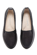 Women's Black Leather Comfort Loafer | Derimod Women's Black Leather Comfort Loafer | Derimod