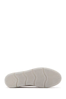 Women's Beige Leather Comfort Loafer | Derimod Women's Beige Leather Comfort Loafer | Derimod
