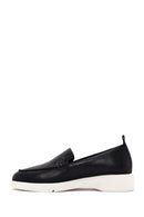 Women's Black Leather Comfort Loafer | Derimod Women's Black Leather Comfort Loafer | Derimod
