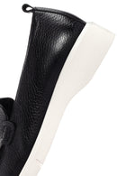Women's Black Leather Comfort Loafer | Derimod Women's Black Leather Comfort Loafer | Derimod
