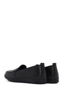 Kadın Siyah Deri Comfort Loafer | Derimod Kadın Siyah Deri Comfort Loafer | Derimod