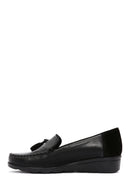 Kadın Siyah Deri Comfort Loafer | Derimod Kadın Siyah Deri Comfort Loafer | Derimod